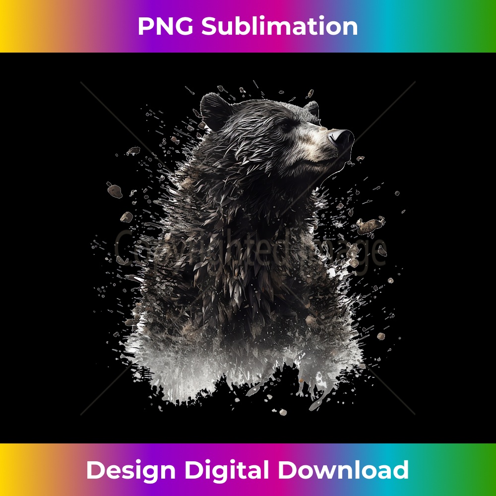 Bear - Animal Art Forest Animals Bear - PNG Transparent Sublimation Design