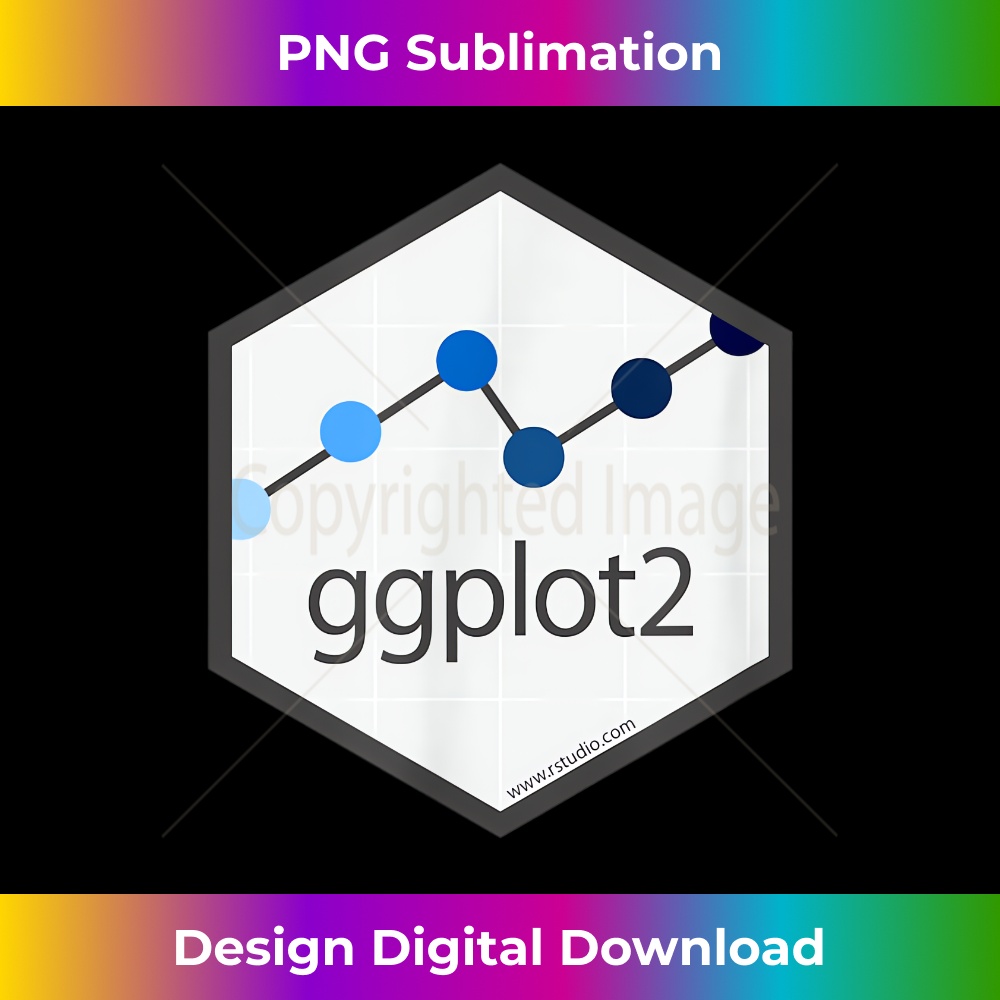R programming ggplot2 hex t - Rstudio tidyverse rstats 1 - Instant Sublimation Digital Download
