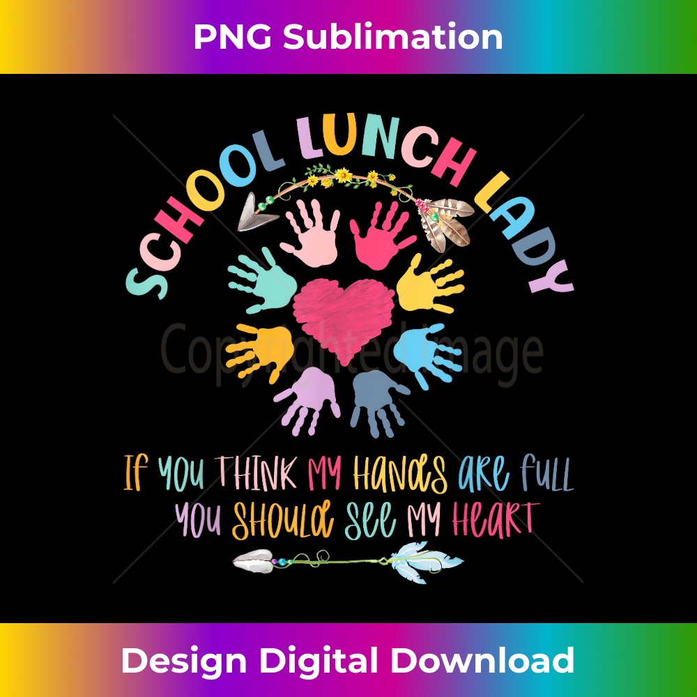 School Lunch Lady Cafeteria Worker Appreciation 1 - Decorative Sublimation PNG File