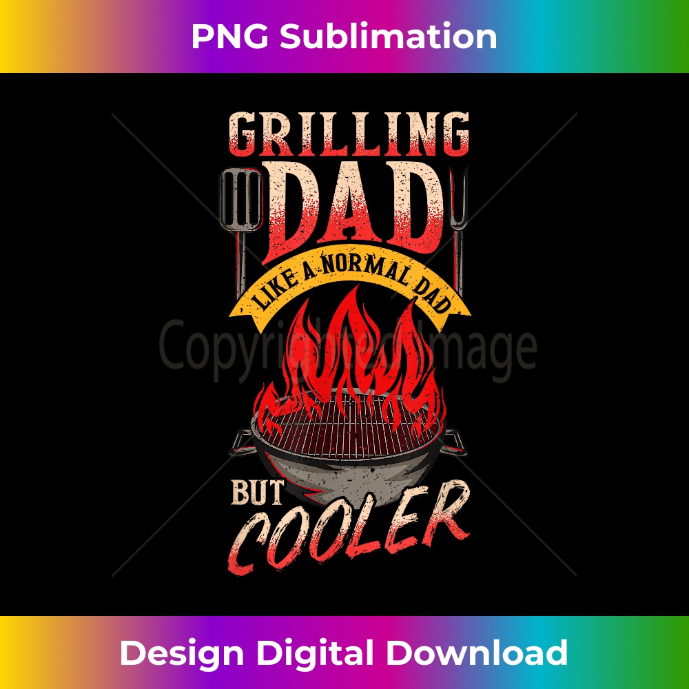 Funny Dad Grilling Outfit BBQ Smoking Barbecue - Sublimation-Ready PNG File
