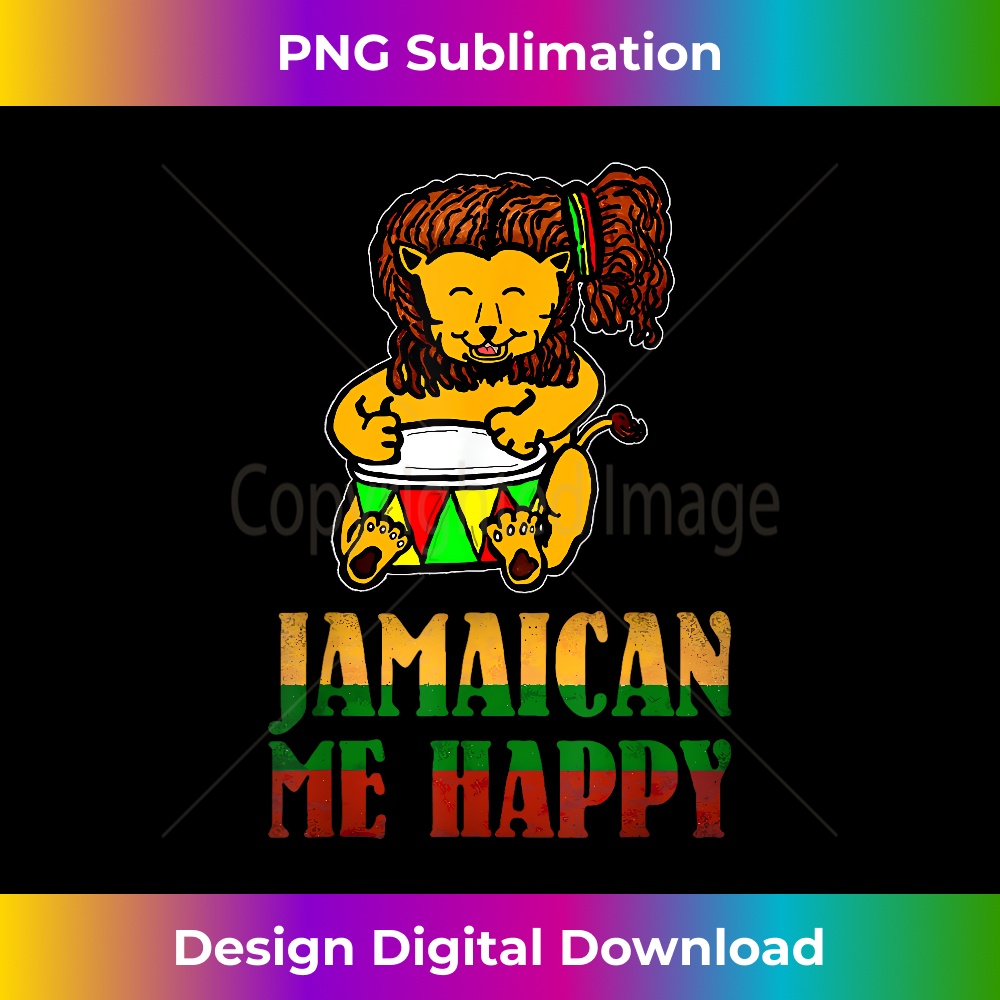 Jamaican me happy - Jamaica Flag for Men, , - High-Quality PNG Sublimation Download