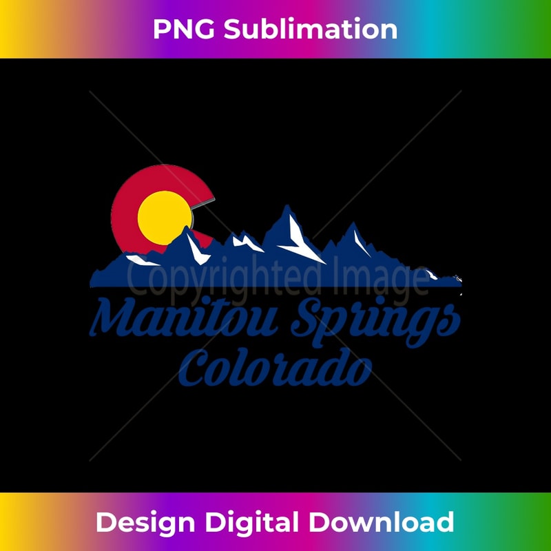 Manitou Springs Colorado CO City State Ski Snowboard Hiking 1 - High-Resolution PNG Sublimation File