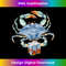 Blue Crab Holding Beer Funny Crab - Premium Sublimation Digital Download