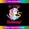 Its My 5th Birthday Unicorn (5 year old girls outfit) - Artistic Sublimation Digital File