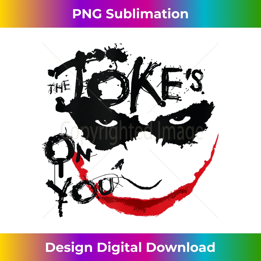 DC Dark Knight Joker Stencil Batman Dark Knight - High-Resolution PNG Sublimation File