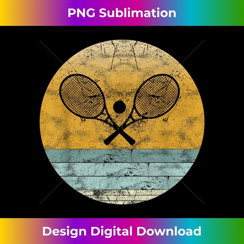 Retro Tennis Vintage Style Sport for Men & 1 - PNG Sublimation Digital Download