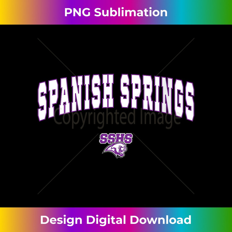 s Spanish Springs High School Cougars  1 - Unique Sublimation PNG Download