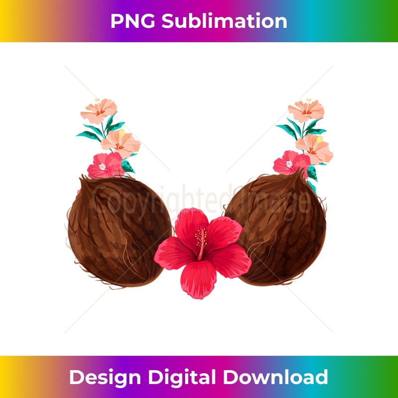 Coconut Bra - Lei - Summer Costume - Halloween - Creative Sublimation PNG Download