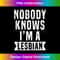 Nobody Knows I'm A Lesbian 1 - Vintage Sublimation PNG Download