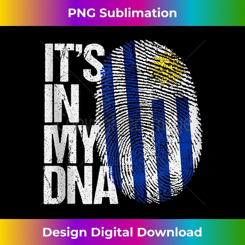 Uruguay It's In My DNA Pride Uruguayan Flag Roots kids 1 - Elegant Sublimation PNG Download