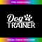 Cute Dog Trainer - Retro PNG Sublimation Digital Download
