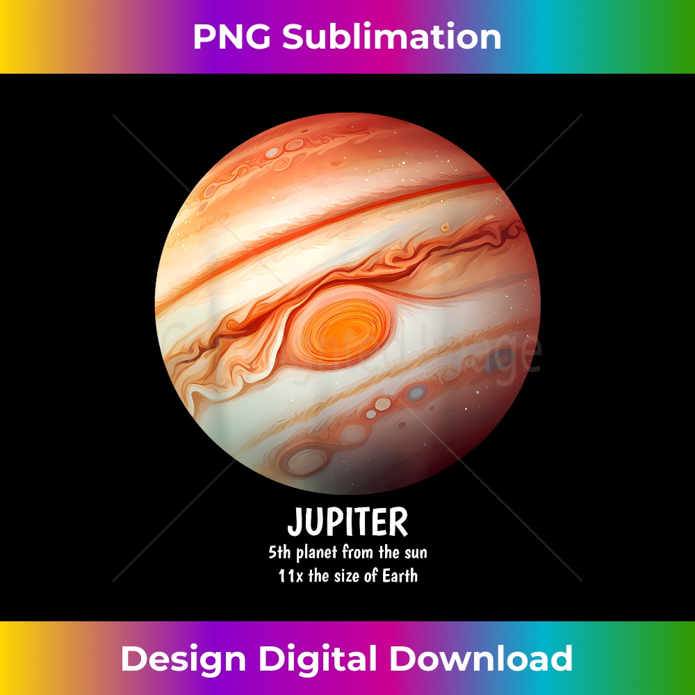 Planet Jupiter Solar System Matching Group Costume 1 - Vintage Sublimation PNG Download