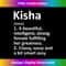 KISHA Definition Personalized Name Funny Christmas 1 - Exclusive Sublimation Digital File