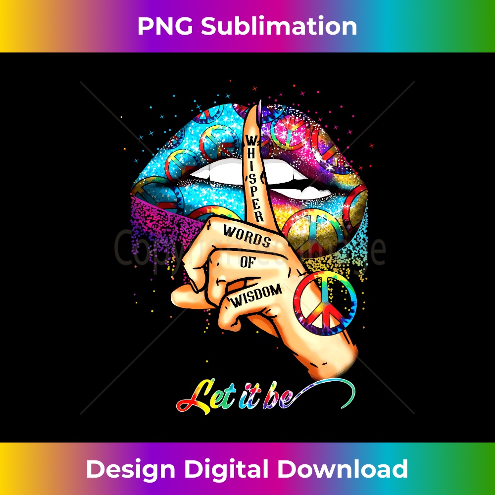 Whisper words of wisdom let peace signal let it be 3 - High-Resolution PNG Sublimation File