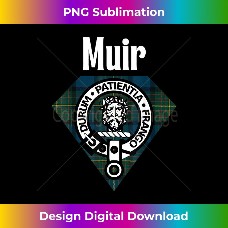 Muir Clan Scottish Name Coat Of Arms Tartan 1 - Premium PNG Sublimation File