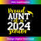 Proud Aunt Of A 2024 Senior Graduation Graduate  2 - Decorative Sublimation PNG File