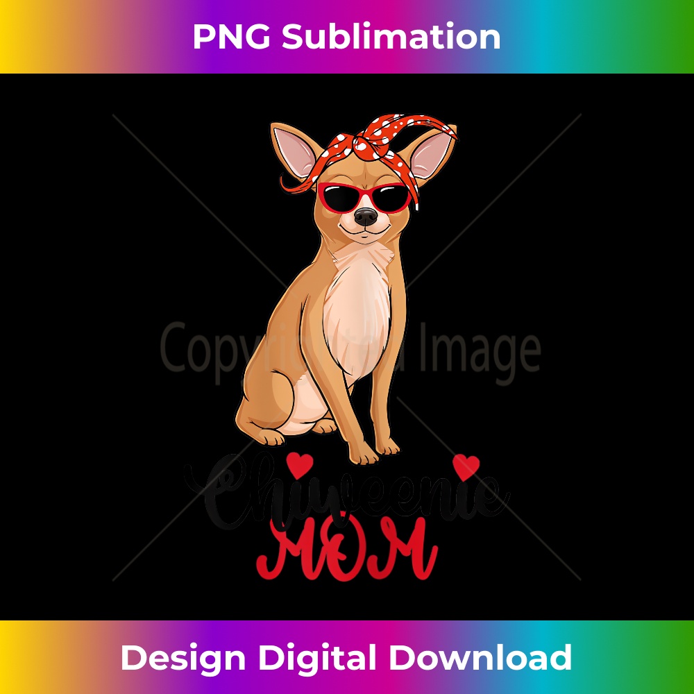s Chiweenie Dog Chiweenie Mom 2 - Special Edition Sublimation PNG File