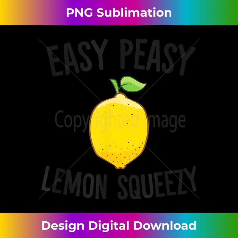 Easy Peasy Lemon Squeezy Lemons Summer Lemonade - Exclusive PNG Sublimation Download