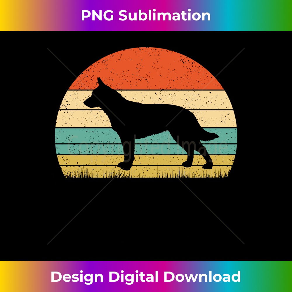 Dogs 365 Retro Australian Cattle Dog Vintage Style - High-Resolution PNG Sublimation File
