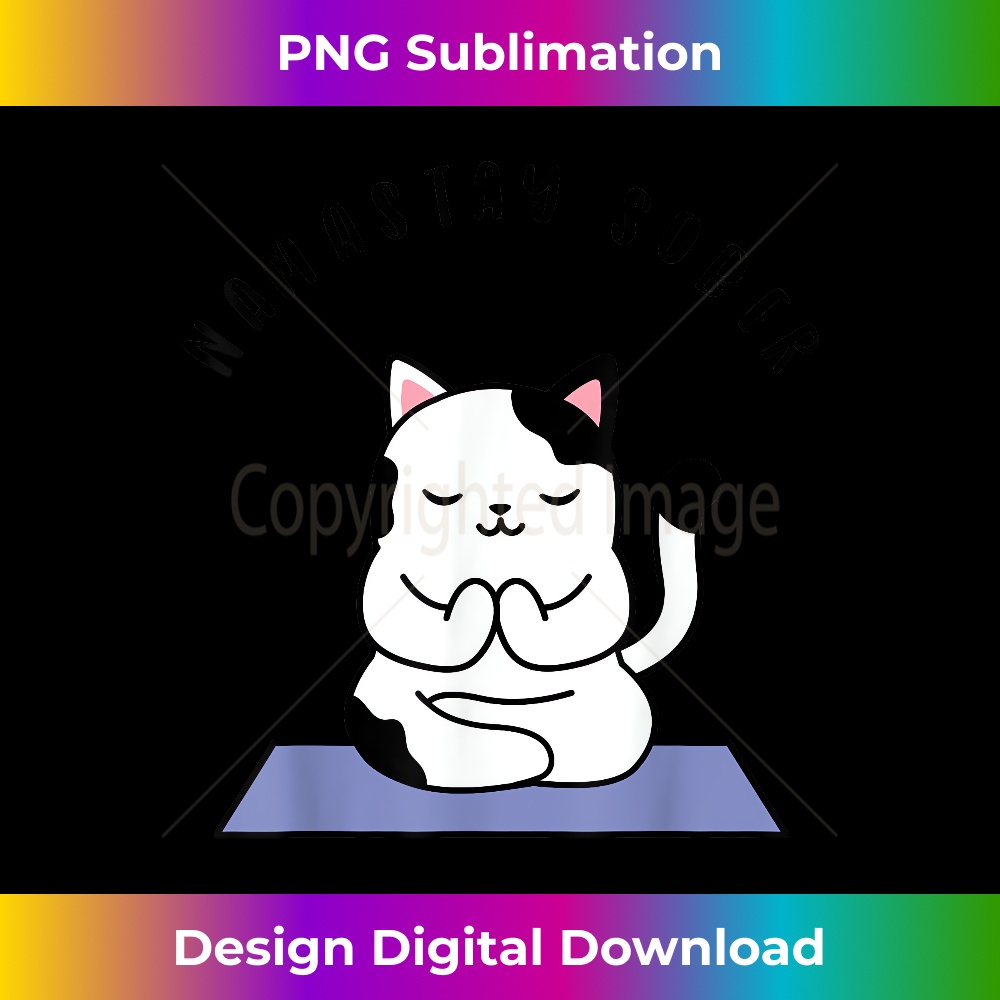 Namastay Sober Cute Cat Yoga NA AA T 2 - Digital Sublimation Download File