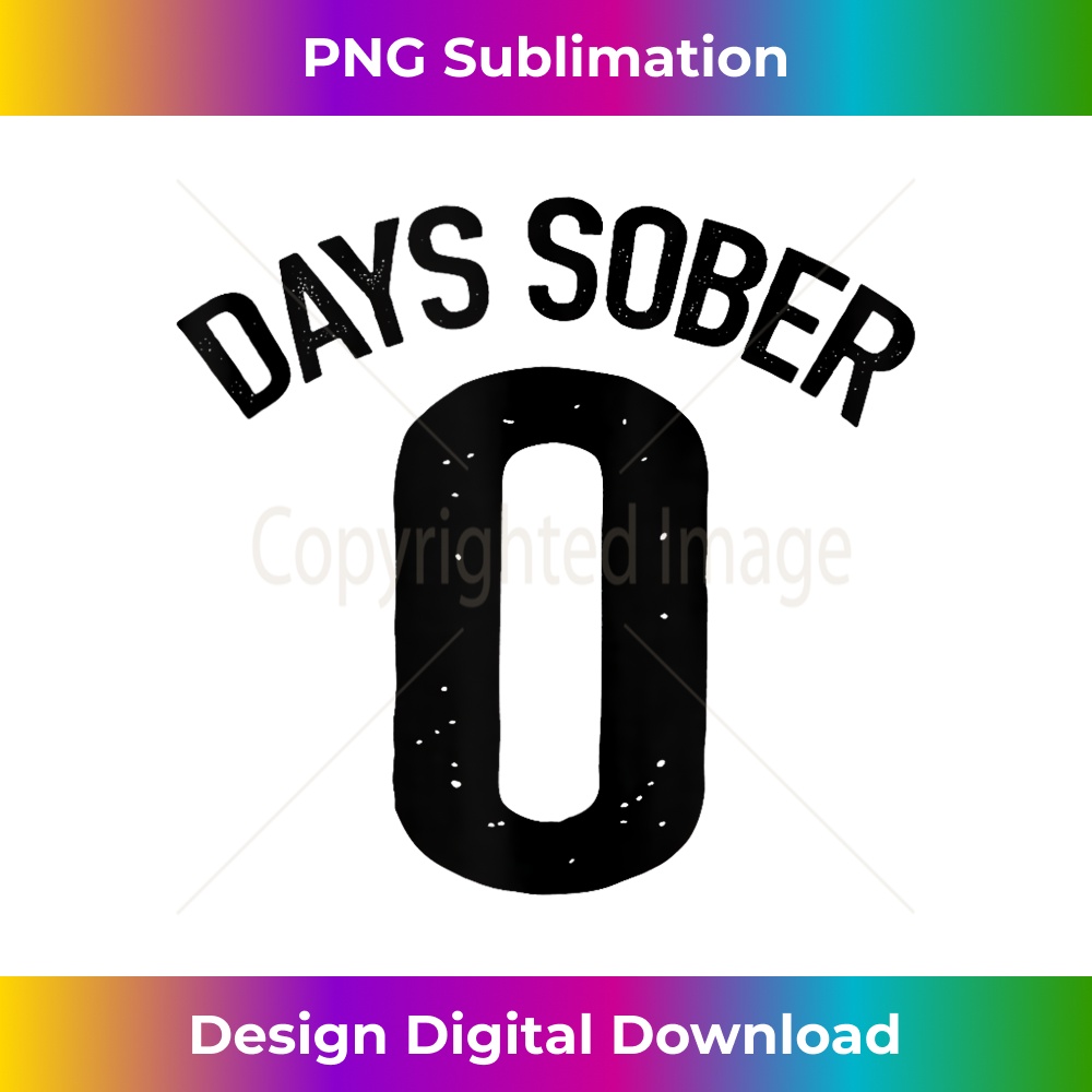 Days Sober 0 Jersey Funny Drinking - Instant PNG Sublimation Download