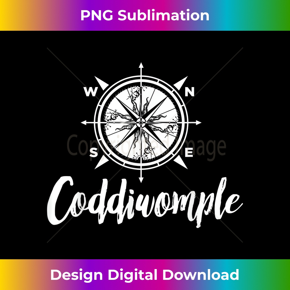 Coddiwomple Compass Travel And Adventure Distressed - Creative Sublimation PNG Download