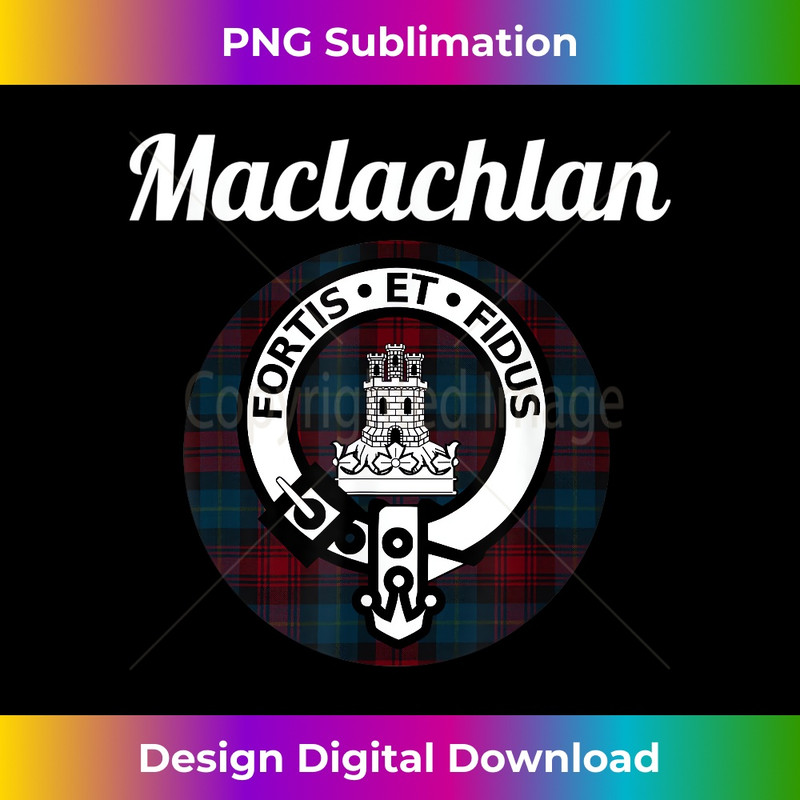 Maclachlan Clan Scottish Name Coat Of Arms Tartan 1 - Professional Sublimation Digital Download