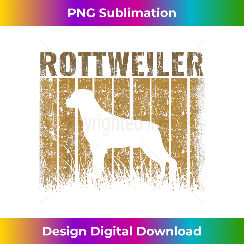 Dogs 365 Retro Rottweiler Dog Vintage s - Instant Sublimation Digital Download