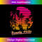 Beverly Hills 80s Palm Trees Summer Sunset - Sublimation-Ready PNG File