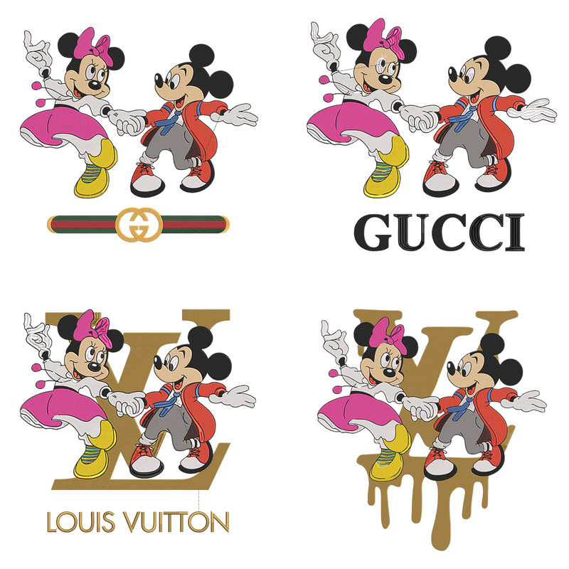 Brand Logo Fashion Mouse Couple Embroidery Bundle Designs.png