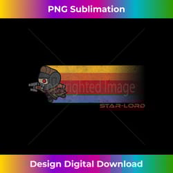marvel guardians of the galaxy star-lord colorful trail tank top - retro png sublimation digital download