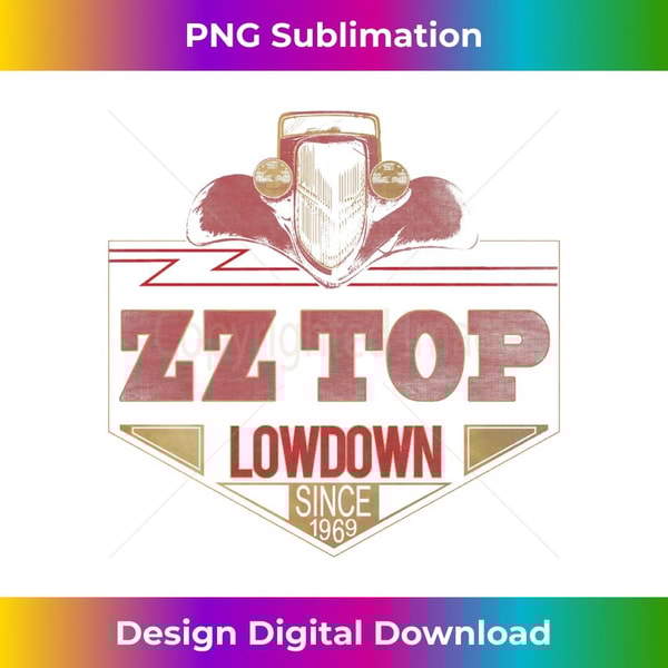 ZZ Top T Shirt Lowdown Band Logo New Official Men's Black - Foto 13