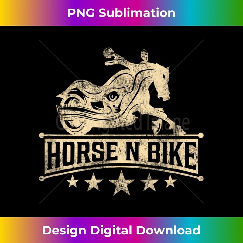 Horse Bike Hobby Motorcycle Riding Biking Retro 1 - Vintage Sublimation PNG Download
