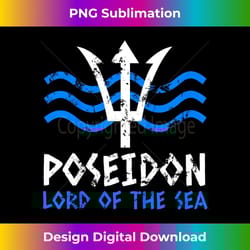 kids poseidon trident t shirt greek gods lord of the sea 1 - professional sublimation digital download
