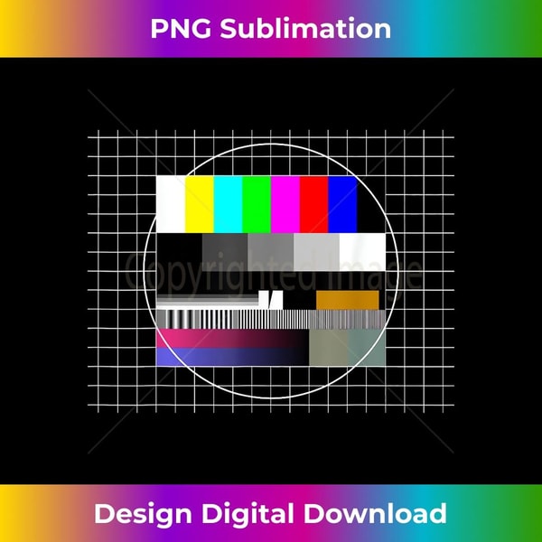 10 Bit Color Bars Test Pattern TV Test Pattern Color Bars Test Card Screen, Nostalgic Nerdy | Inspire ...