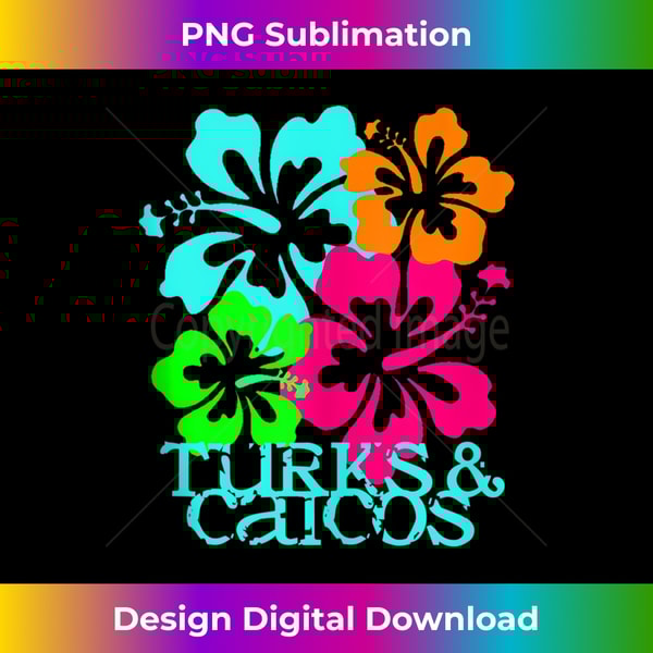 Turks Caicos Beach Tropical Paradise Travel Surf Ocean Vacay 2 - Artistic Sublimation Digital File