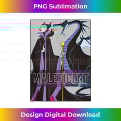disney villains classic maleficent panel - instant png sublimation download