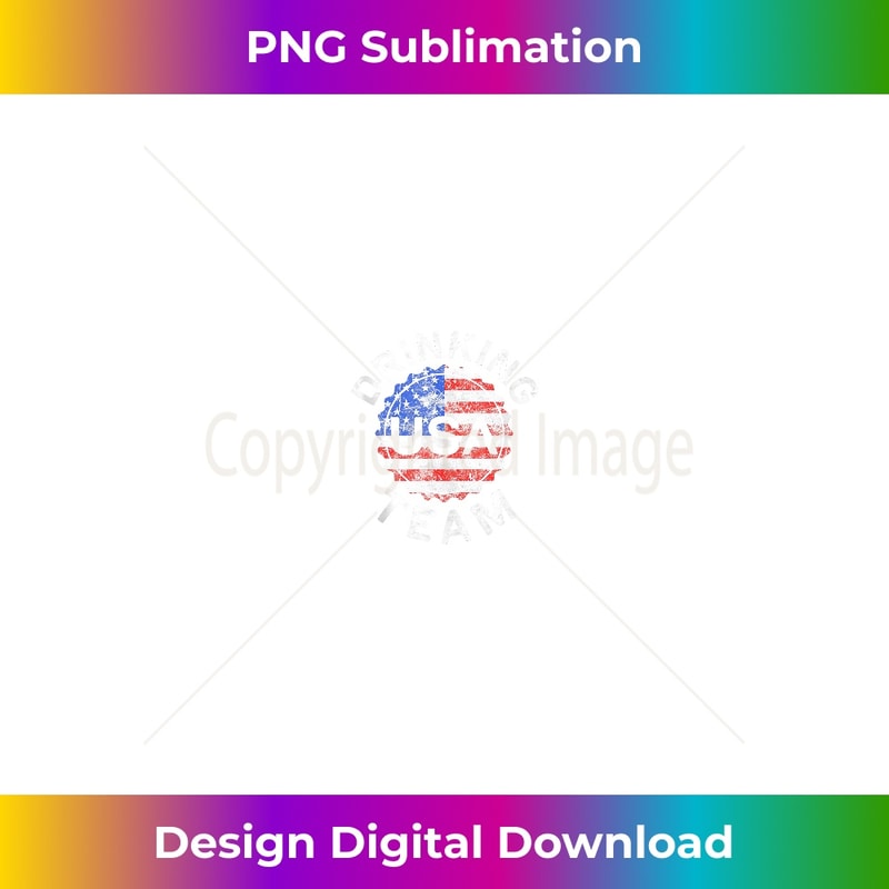 USA Drinking Team T-Shirt 4th Of July Shirt Tank Top - Professional Sublimation Digital Download