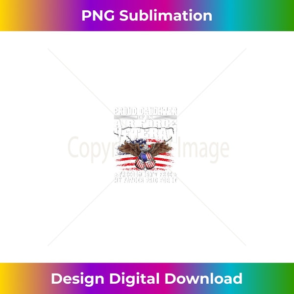 Proud Daughter Of An Air Force Veteran - Freedom Isn't Free Long Sleeve - Artistic Sublimation Digital File