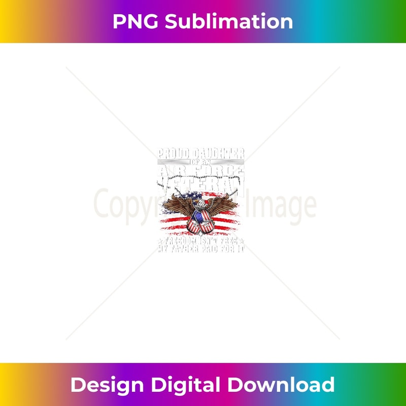Proud Daughter Of An Air Force Veteran - Freedom Isn't Free Long Sleeve - Artistic Sublimation Digital File