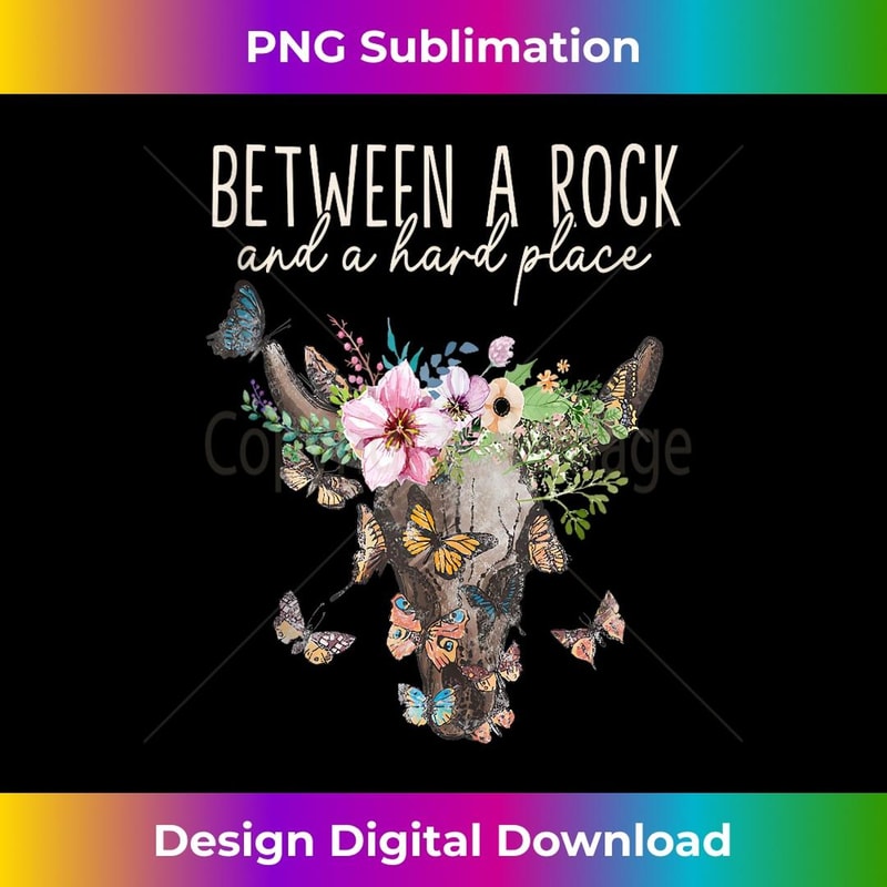 Vintage Bull-Skull Leopard - Between A Rock And A Hard Place 2 - PNG Sublimation Digital Download