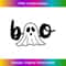 Cute Cursive Boo Spooky Ghost Halloween - Unique Sublimation PNG Download