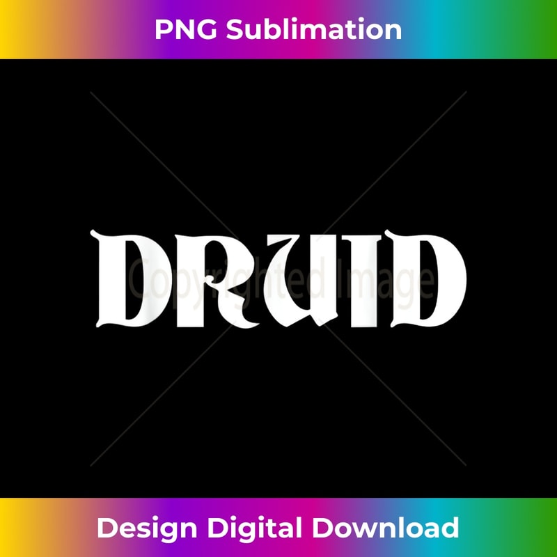 Druid Fantasy Lazy Halloween Costume Funny - Digital Sublimation Download File