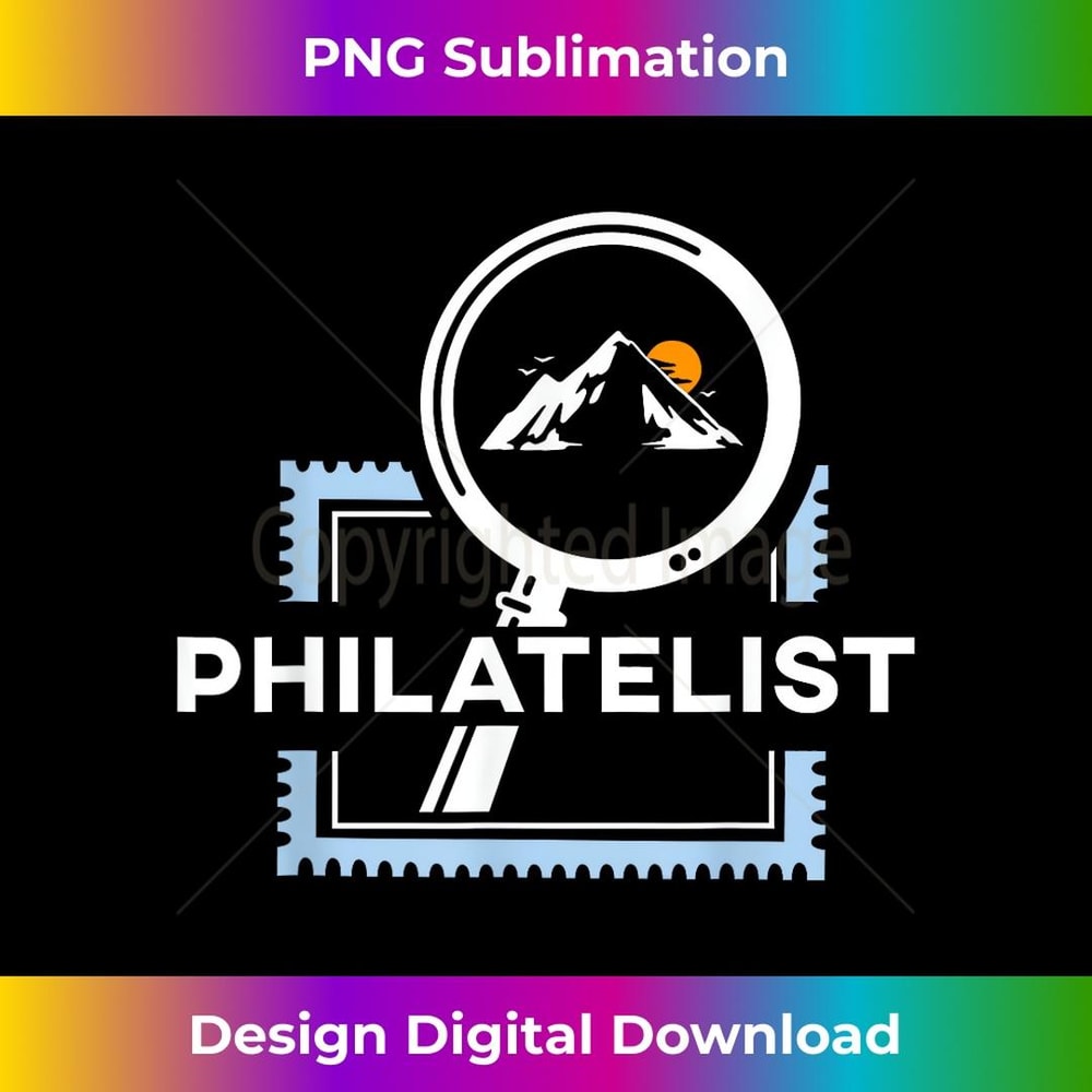 Stamp Collecting - Philatelist Stamp Collector 2 - High-Quality PNG Sublimation Download