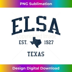 elsa tx vintage athletic sports jsn1 long sleeve - instant png sublimation download