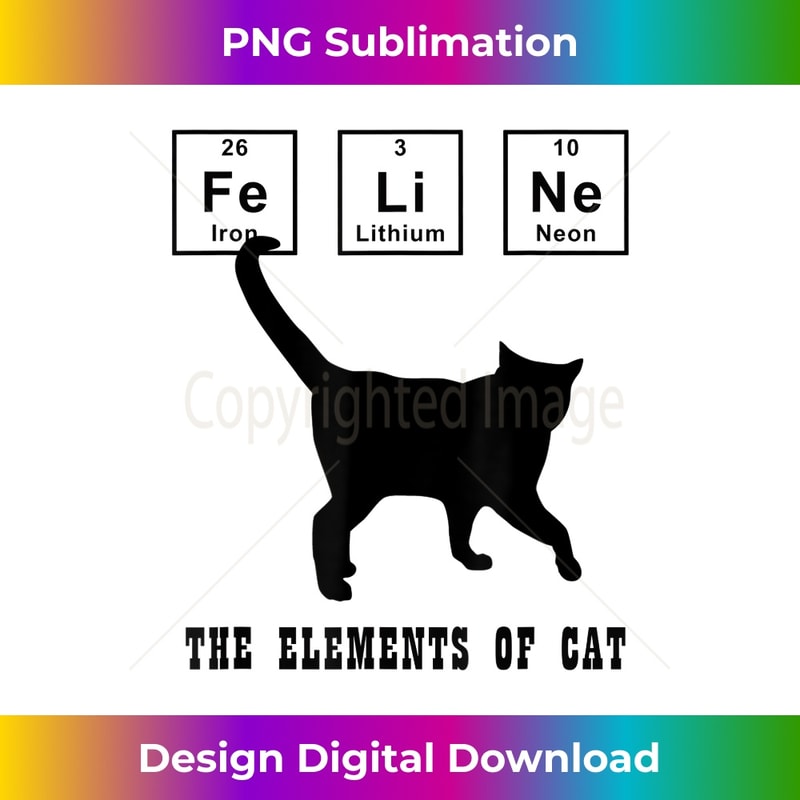 Chemistry Cat Periodic Table Feline - The Elements Of Cat | Inspire Uplift