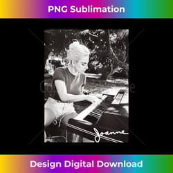 lady gaga joanne piano photo tank top - creative sublimation png download