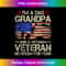 I'm A Dad Grandpa And Vietnam Veteran Retro Papa Grandpa 1 - Instant PNG Sublimation Download