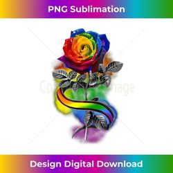lgbt rose rainbow gay pride rose flowers floral lgbt flag 1 - unique sublimation png download