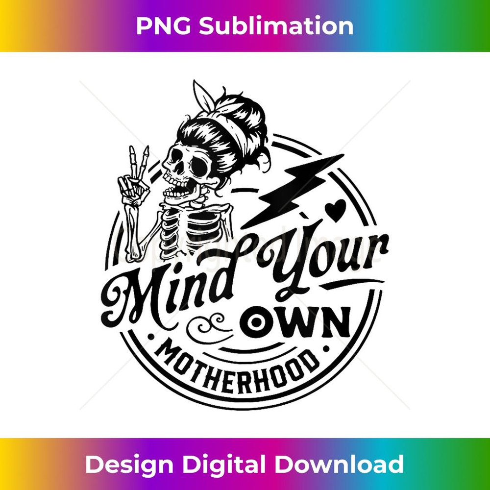 Mind Your Own Motherhood, Rockin' Motherhood 1 - Retro PNG Sublimation Digital Download
